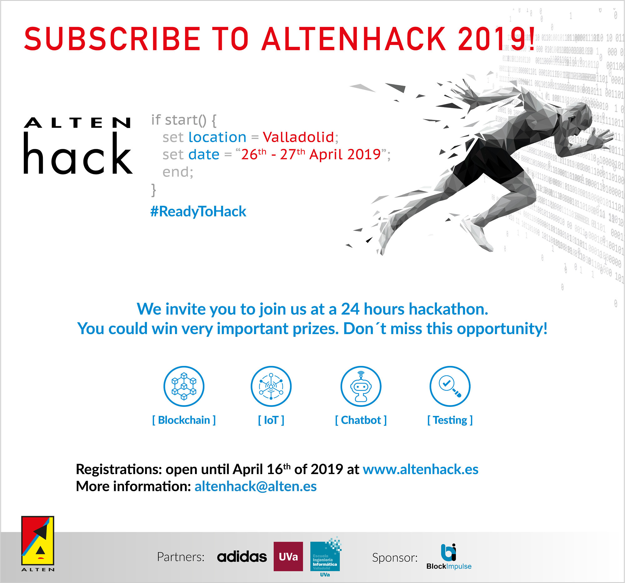 Towards entry "Adidas Hackathon Valladolid – Spain April 2019"